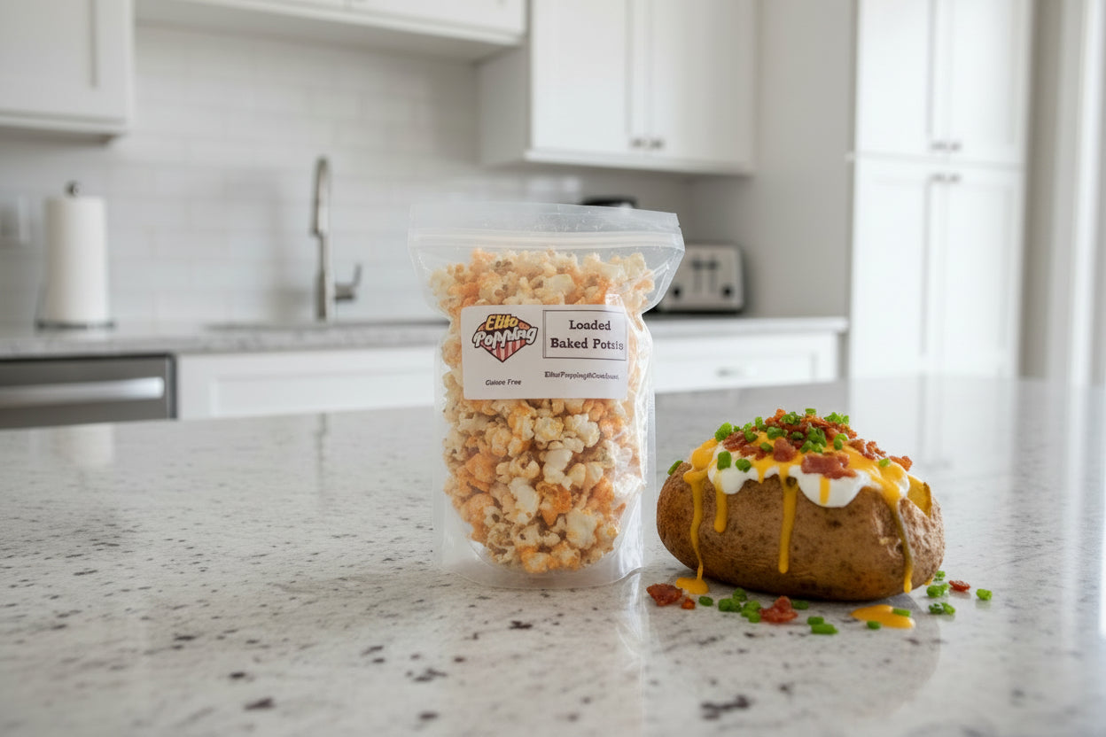 Loaded Baked Potato Popcorn