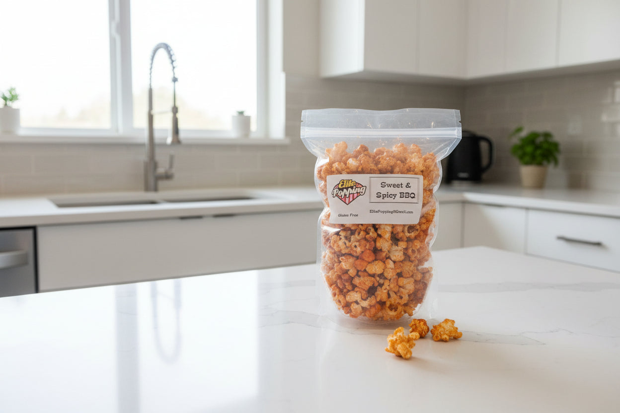 Sweet Spicy BBQ Popcorn