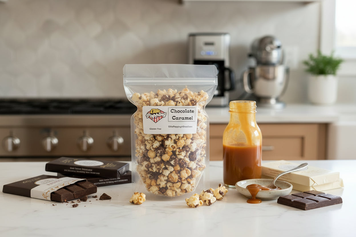 Chocolate Caramel Popcorn